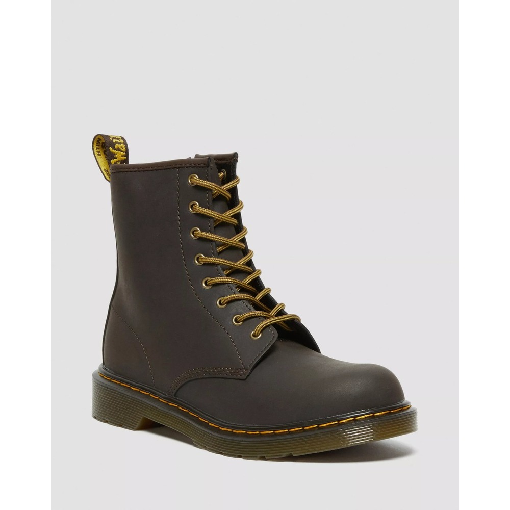 Dr. Martens 1460 J Youth Leather Boots Brown US 4M 5L